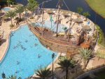 Heated Pirate Pool with Slide and 2 hot tubs, Hammocks, and Kids Activities